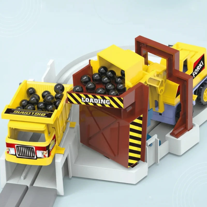WorkZone – Fantasioso e divertente – Set da corsa elettrico per costruzioni