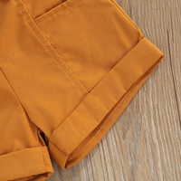Thumbnail for MiniFashionista – Eleganza e tendenze – Set da bambina con top, pantaloncini e marsupio