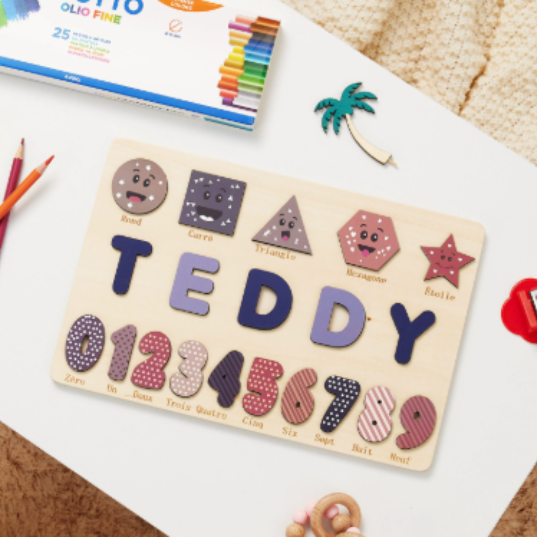 Woods™ - Una tavola con il tuo nome! - Puzzle con lettere
