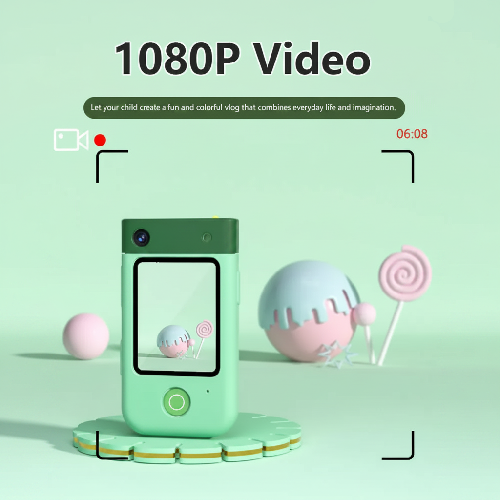 KiddoPhone – Educativo e interattivo – Smartphone per bambini con fotocamera e giochi