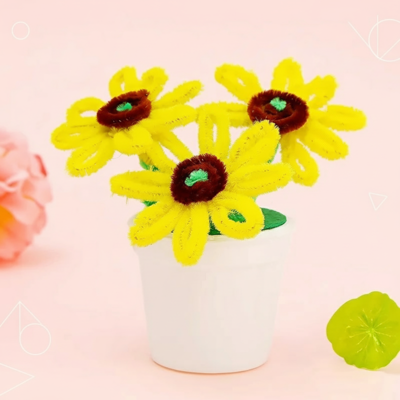 CraftBloom – Colorato e creativo – Set fai da te per creare vasi da fiori