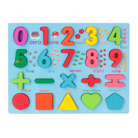 Thumbnail for SmartBoard – Colorato ed educativo – Puzzle didattico con numeri e lettere Montessori