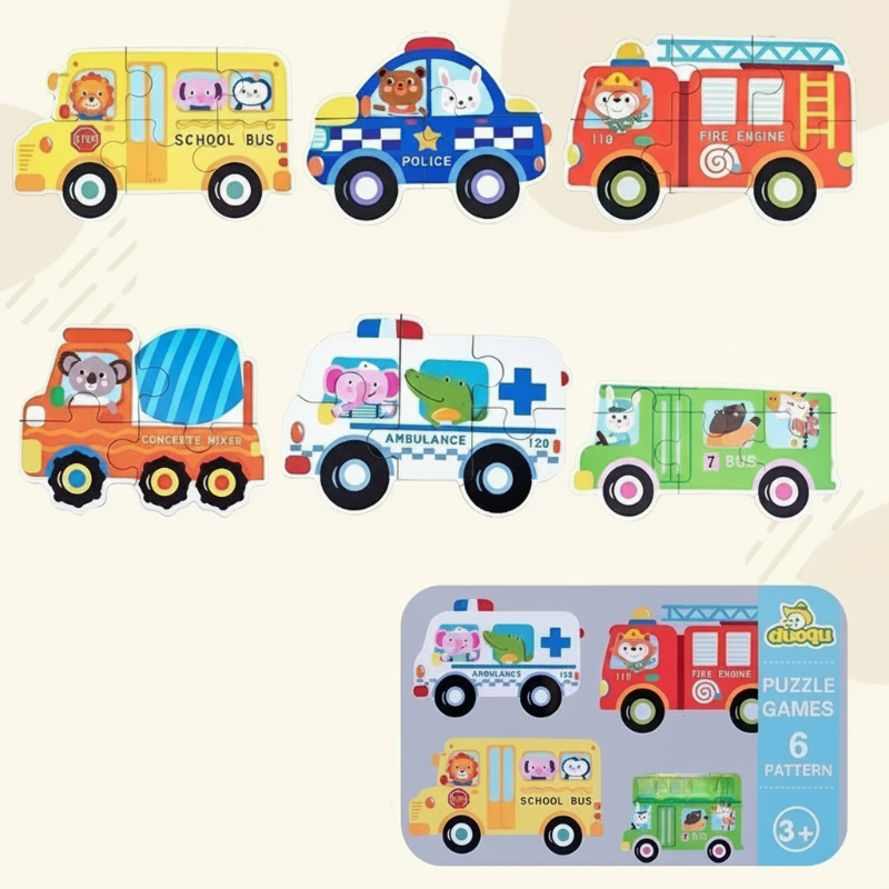 BrainBox – Imparare e giocare – Puzzle 3D in legno