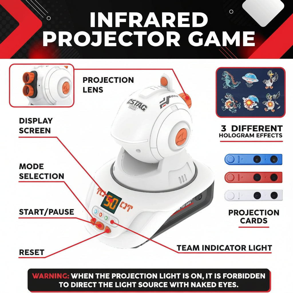 TargetPro – Competitivo e avventuroso – Set per battaglia laser con pistole