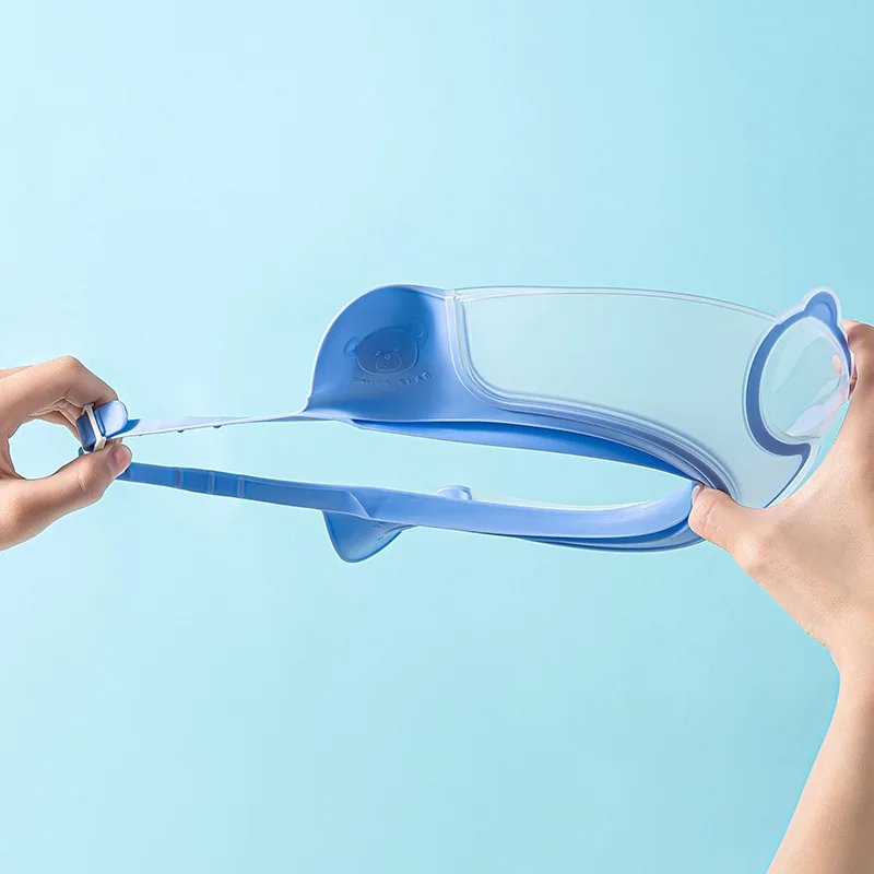 SplashGuard – Comoda e pratica – Cuffia da doccia per neonati con protezione per il viso