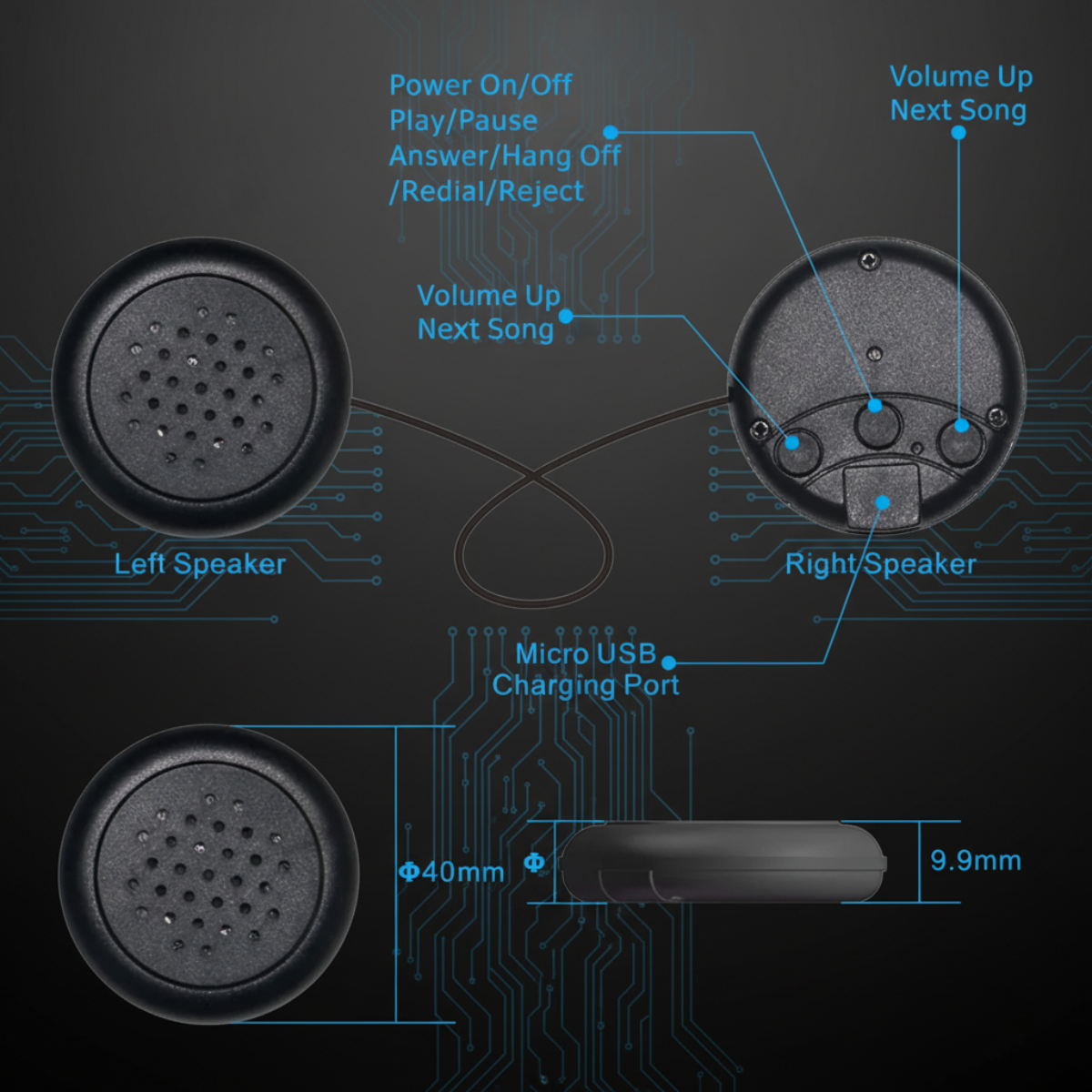 SilentRhythm – Maschera per dormire musicale e con animali – Maschera per gli occhi wireless con Bluetooth