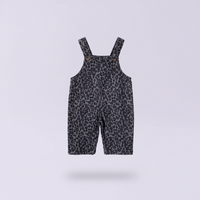 Thumbnail for LeopardChic – Alla moda e comode – Salopette da bambina con stampa leopardata