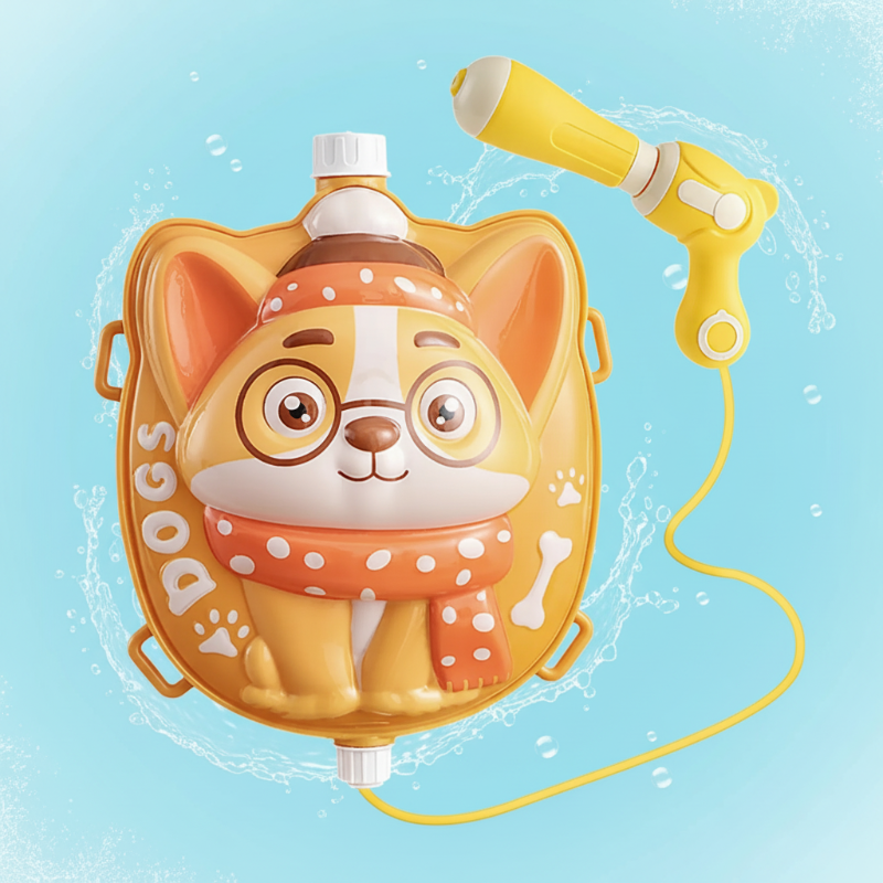 Kids Water Blaster – Divertente e pratico – Zaino con pistola ad acqua