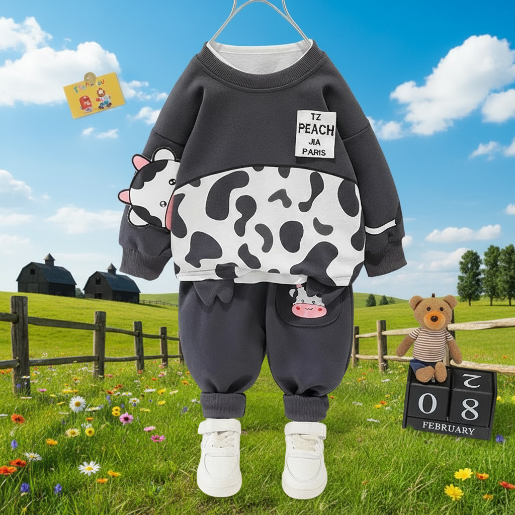 Mini Fashion™ - Caldo e morbido – Set di due capi di abbigliamento per bambini