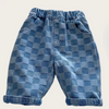 DenimCheck – Comodi e alla moda – Pantaloni per bambini con motivo a quadretti