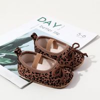 Thumbnail for TinyStyle – Carine ed eleganti – Scarpine da neonato per bambine con stampa leopardata