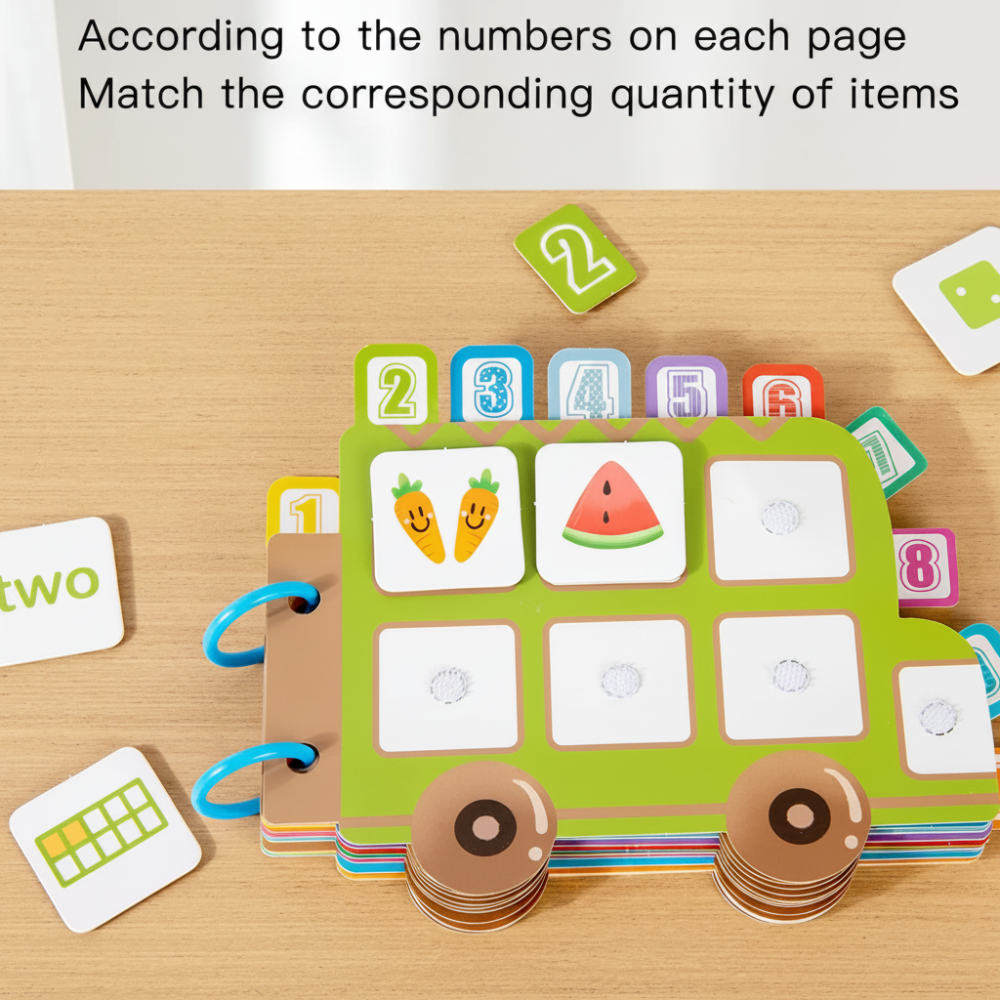 SmartCount – Educativo e divertente – Libro dei numeri con attività di conteggio