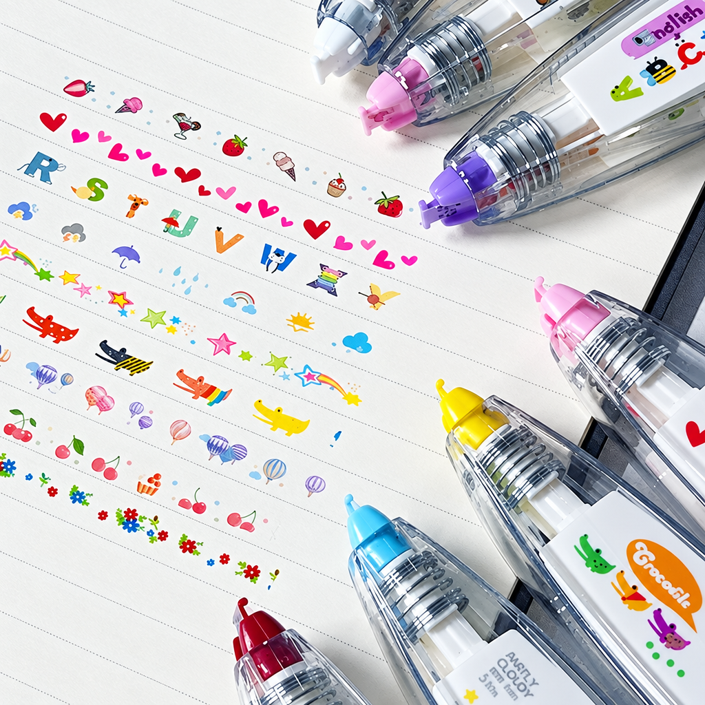 DoodleTape – Rotolo di nastro decorativo per journaling e lavoretti creativi