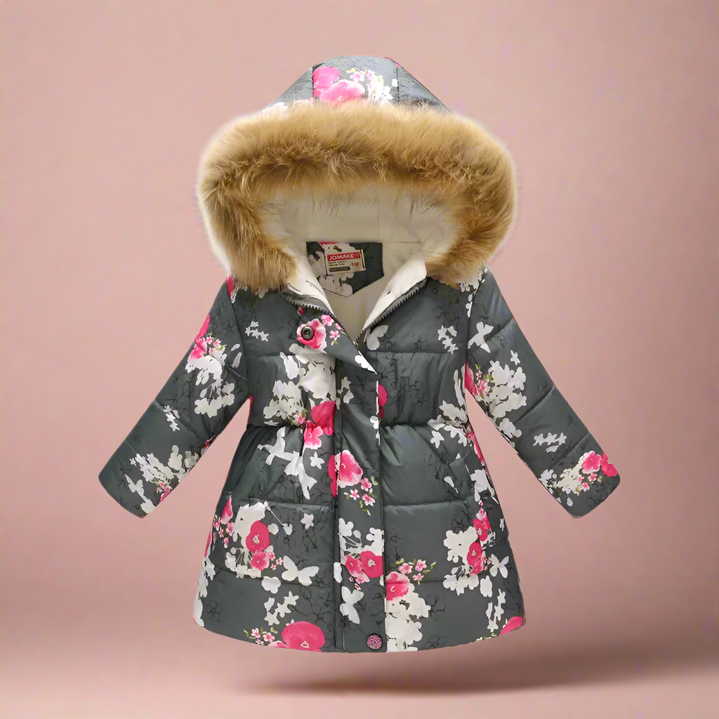 CozyTrend – Elegante e accogliente – Cappotto invernale imbottito per bambine