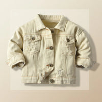 Thumbnail for Candy Color Giacca di jeans – Giacca in denim leggera per bambini