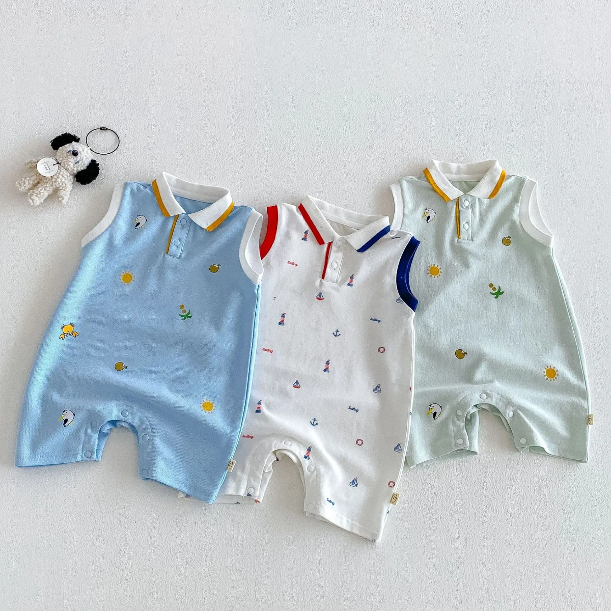 SunnyBaby – Comodo e carino – Body a polo per neonati