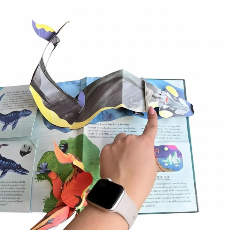 JurassicKids – Avvincente ed educativo – Enciclopedia dei dinosauri in 3D, libro pop-up