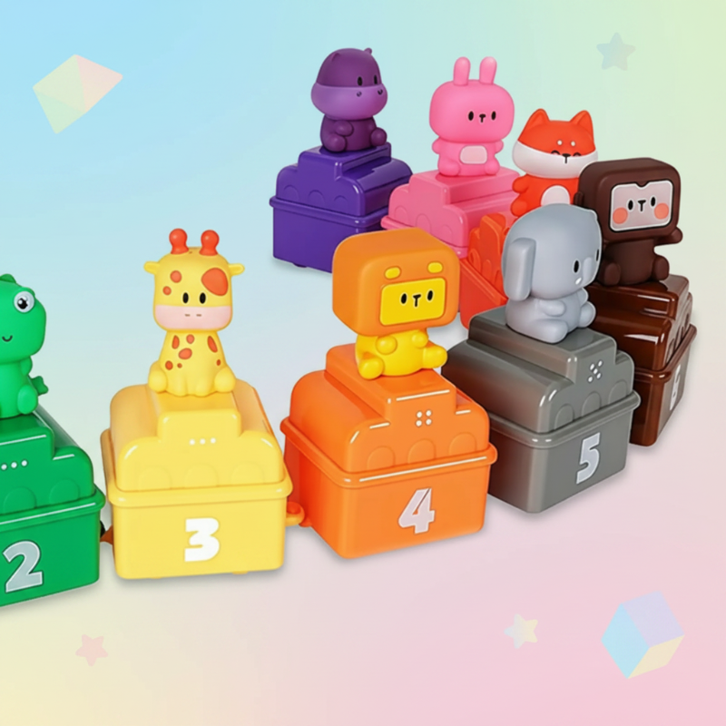 SmartTrain – Educativo e divertente – Set di trenini giocattolo per bambini