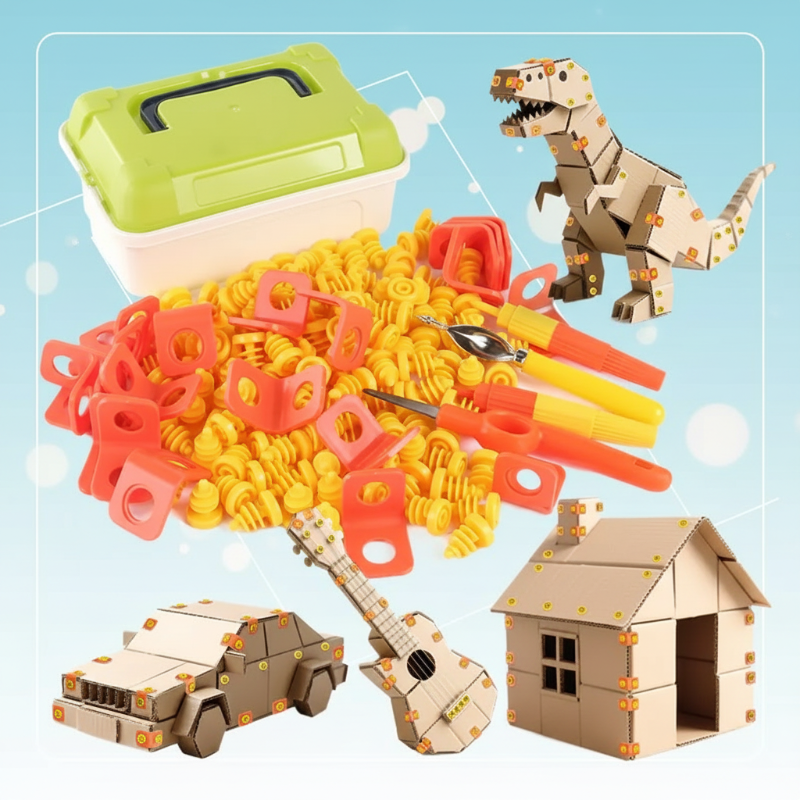 ToolMaster – Il set di attrezzi definitivo per chi costruisce con il cartone – Set di attrezzi per bambini