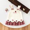 BerryBloom – Dolce e comoda – Abito da bambina con toppa a forma di fragola e coniglietto