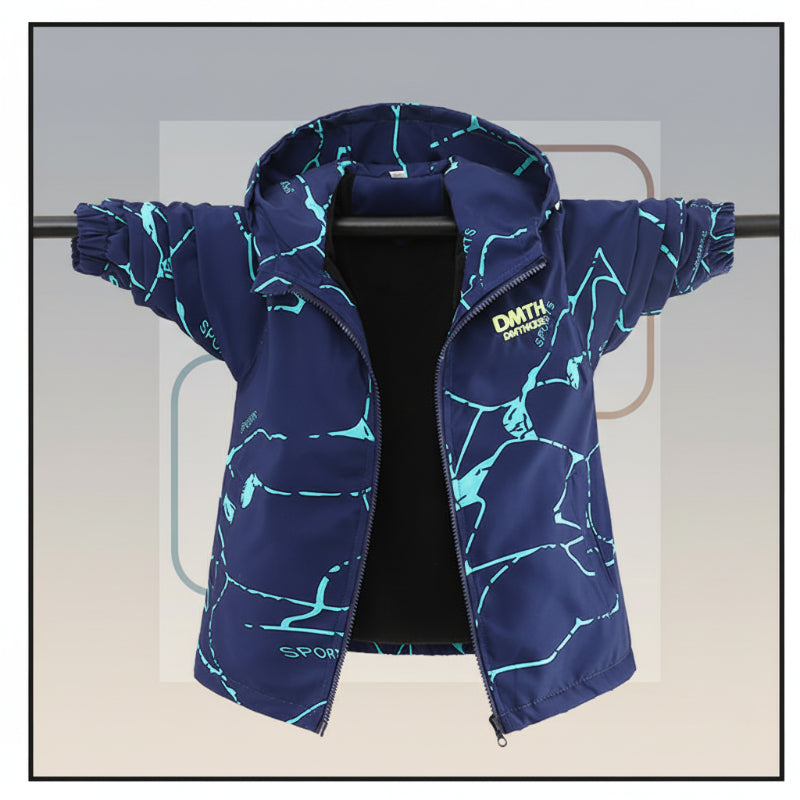 Reversible Kids Jacket – Impermeabile e antivento – Giacca leggera
