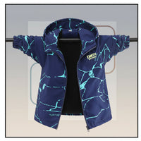 Thumbnail for Reversible Kids Jacket – Impermeabile e antivento – Giacca leggera