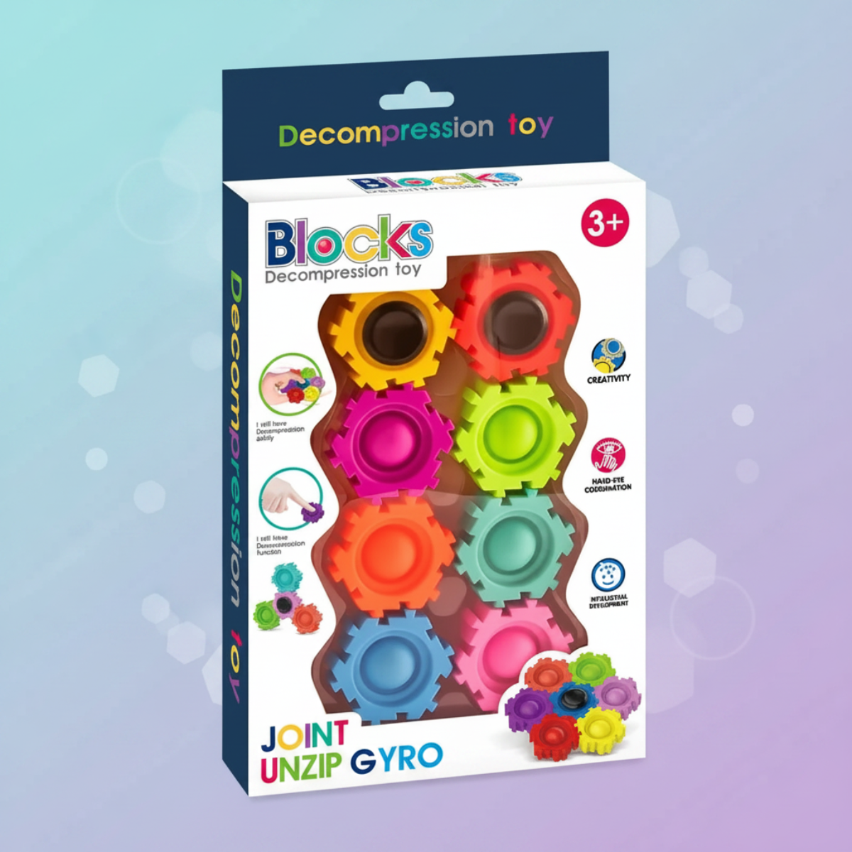 GearSpin – Educativo e interattivo – Giocattoli antistress