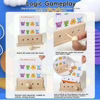 Thumbnail for BrainyKids – Logico e divertente – Gioco di carte educativo in legno
