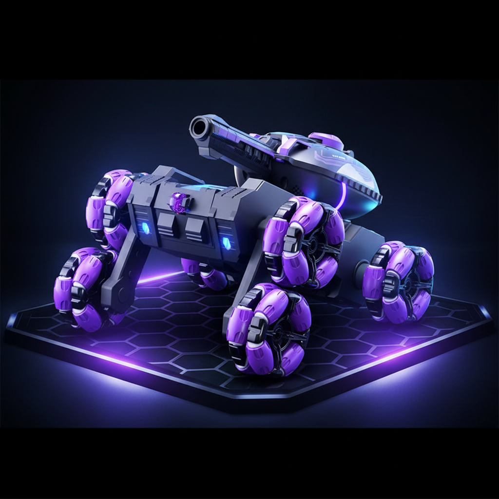 CrazyWheels – Grintoso ed emozionante – Autocisterna radiocomandata con lanciatore di gelball