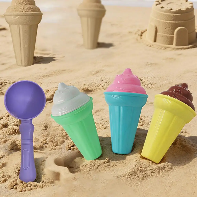 BeachFun – Divertimento sulla sabbia e creatività – Set da gioco “Gelato sulla spiaggia”