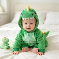 Thumbnail for RoarBuddy – Carino e divertente – Tutina con cappuccio a forma di dinosauro per neonati
