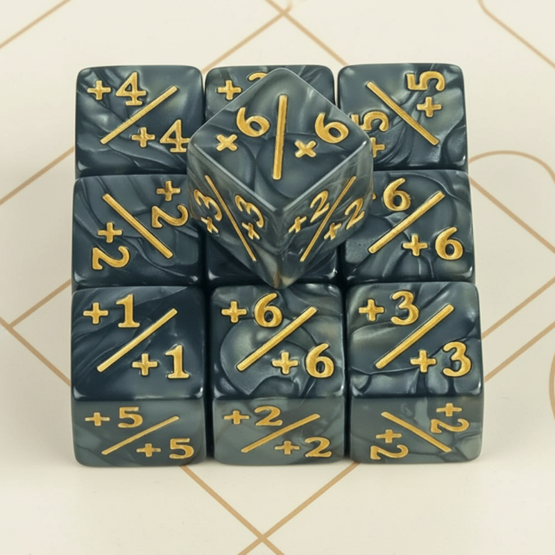 RollSmart – Divertente e istruttivo – D6 Dadi per giochi di carte