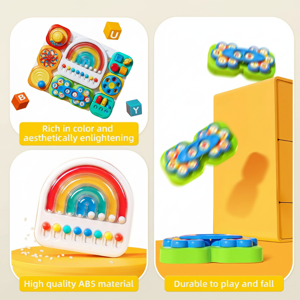 BusyFun – Educativo e pratico – Pannello di attività sensoriali
