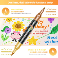 Thumbnail for ArtShine – Colorato e brillante – Set di pennarelli glitterati e luminescenti a doppia punta