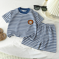 Thumbnail for Kids Stripe Outfit – Tendenza e comfort – Outfit estivo per bambini