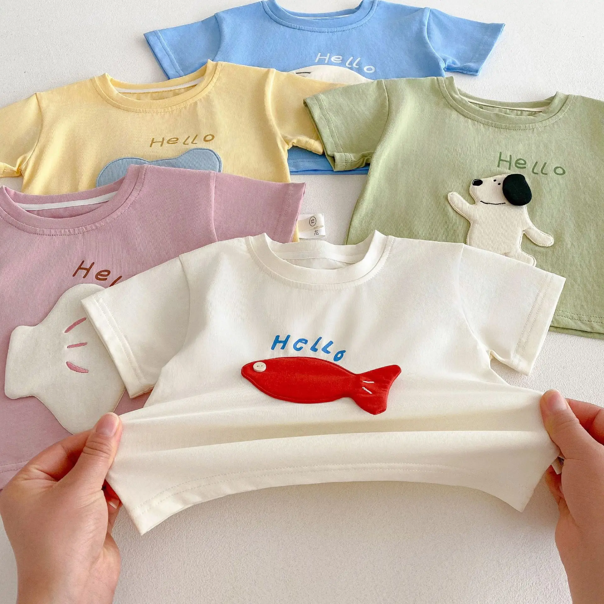 LittlePatch – Cartoni animati e divertimento  – Maglietta per bambini con toppe a tema cartoni animati