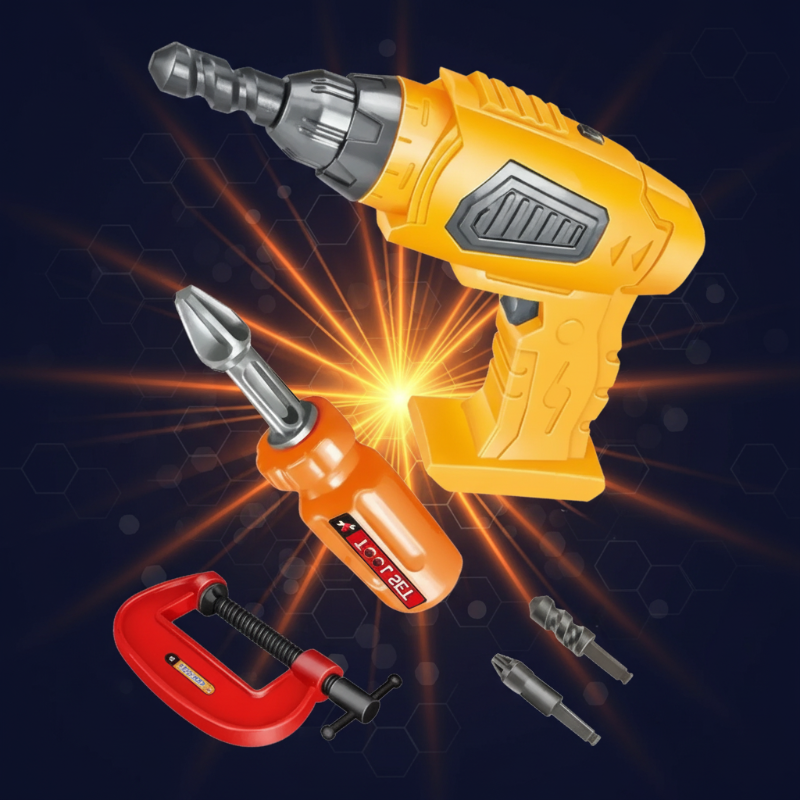 ToolMaster – Educativo e realistico – Set di attrezzi per bambini