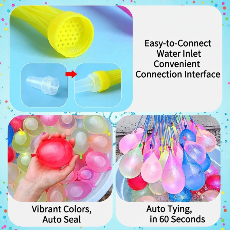 FunBalloons – Facile da riempire in pochi secondi – Palloncini d'acqua magici