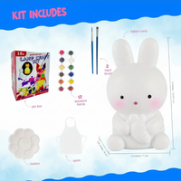 Thumbnail for MiniCrafters – Creatività e apprendimento – Set di colori per dipingere animali su lampade fai da te