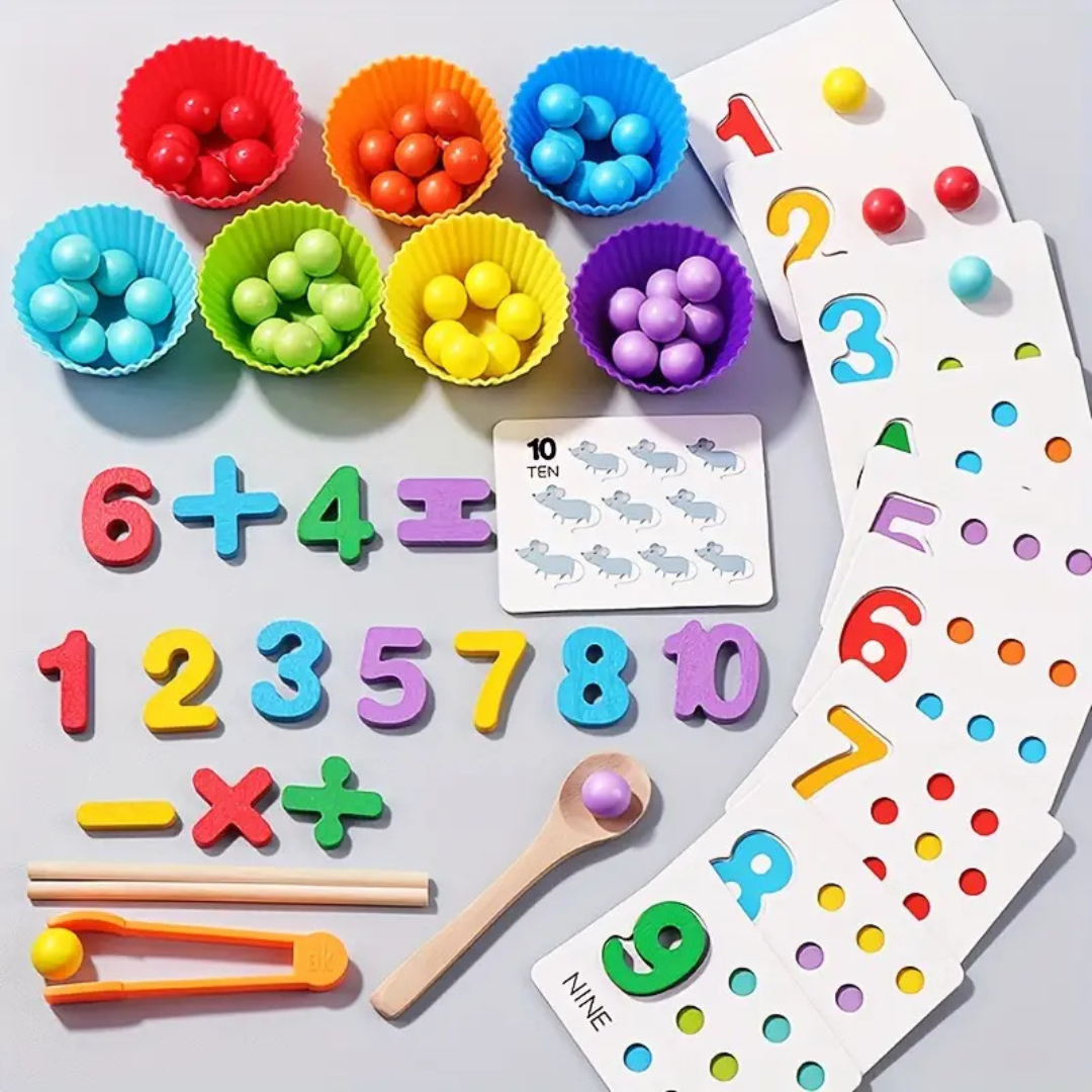 Colorwise – Apprendimento ludico - Gioco Montessori di conteggio e ordinamento