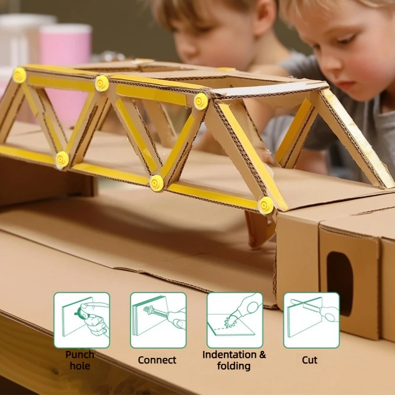 CardboardMaster – Divertente e educativo – Kit fai da te per creazioni in cartone