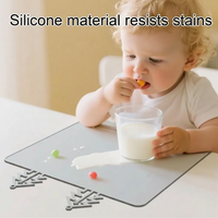 Thumbnail for BabySafe – Pratico e igienico – Tovaglietta in silicone con bordo rialzato