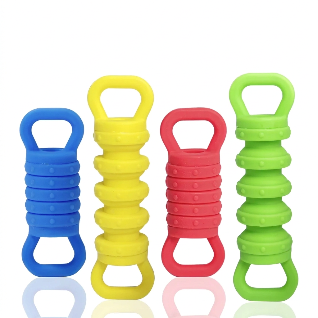 Plungy – Elastici e sensoriali – Giocattoli antistress in silicone (set da 4)
