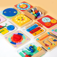 Thumbnail for TinySkills – Creativo ed educativo – Tavola magnetica Montessori “Busy Board”