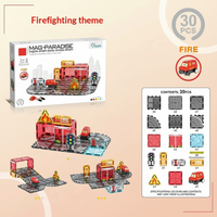 Thumbnail for Magnetic Road Blocks – Creativo e istruttivo – Kit di costruzione «Strade magnetiche»