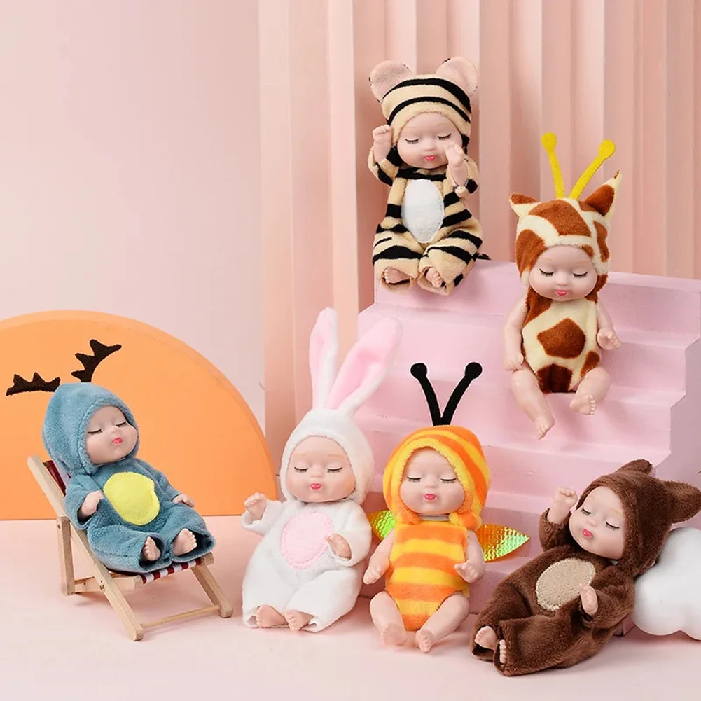 LittleDolly – Carino e coccoloso – Bambolina con un allegro costume da animale