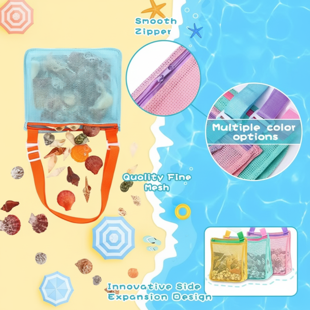 BeachPlay – Divertimento acquatico ed educativo – Strandtassen