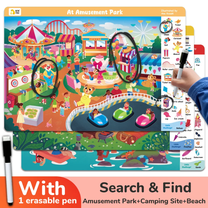 Search and Find Game – Imparare giocando – Libro di attività