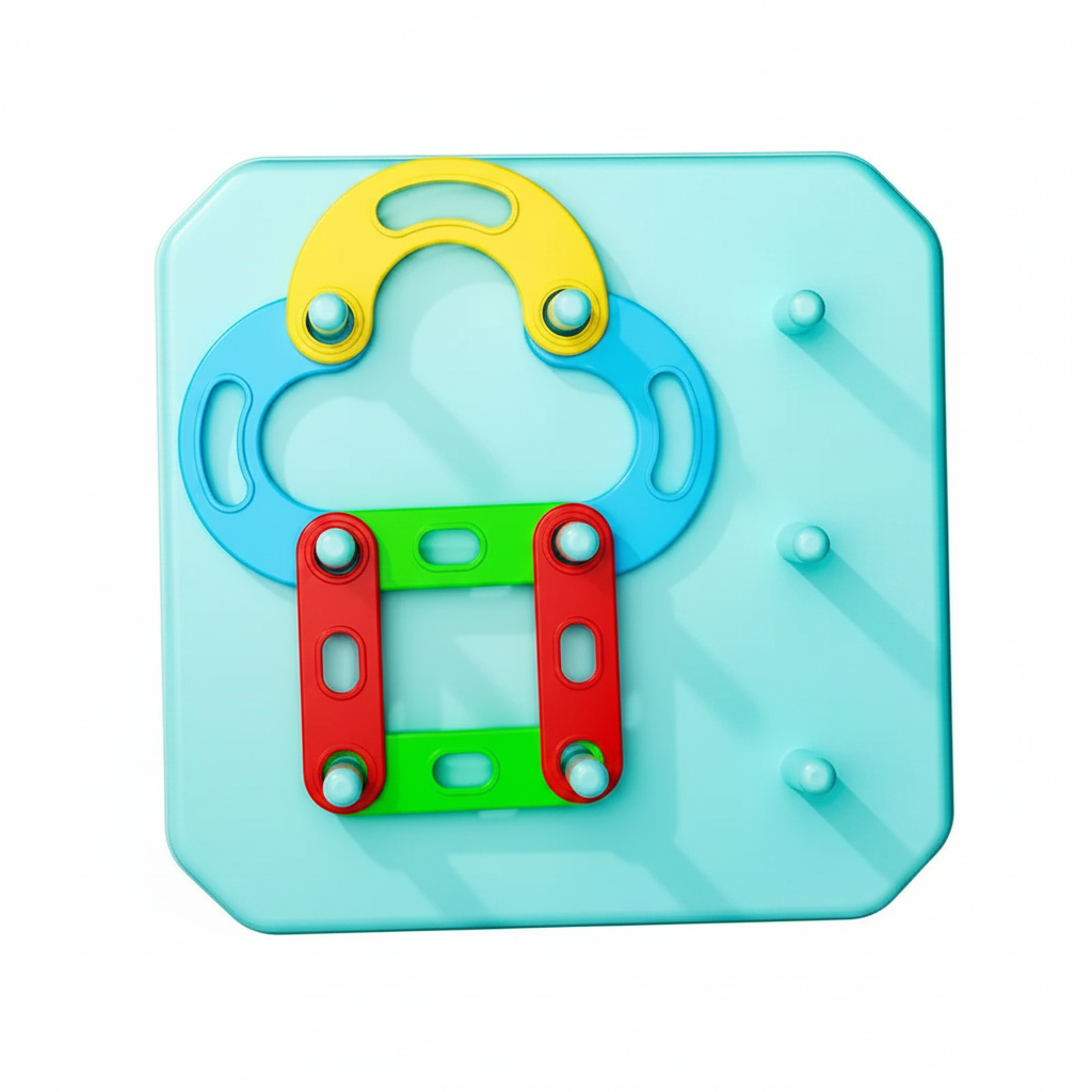 ShapeGenius – Creativo ed educativo – Puzzle geometrico con pannello forato