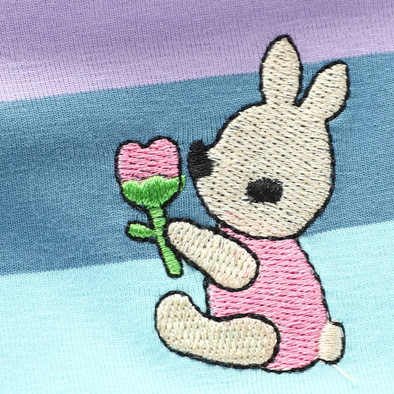 RainbowBabe – Fresco e colorato – Abito polo per bambinas